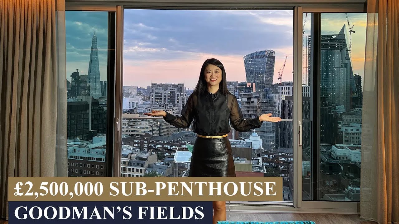 Inside a £2,500,000 sub-penthouse, Goodman’s Fields E1