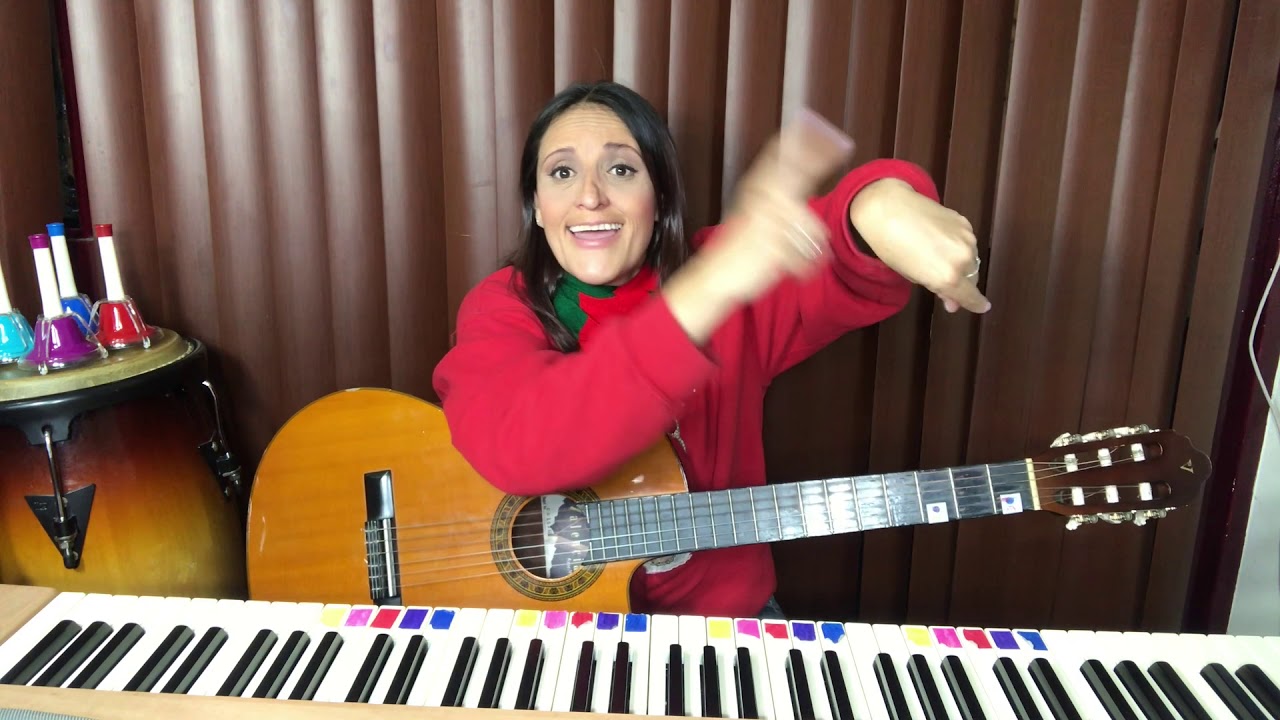 YA LLEGÓ LA NAVIDAD(CLASE DE MÚSICA CON ANGELITA)
