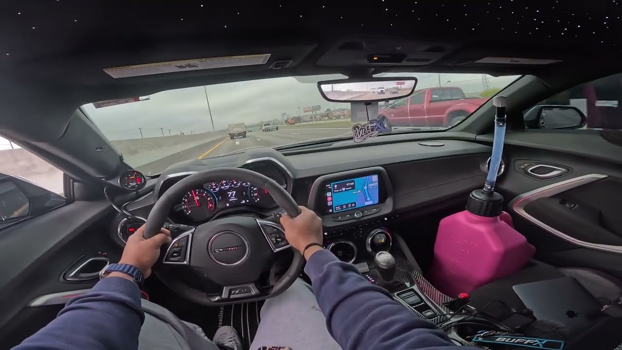 ZL1 CAMARO DESTROYS HELLCAT IN HEAVY TRAFFIC