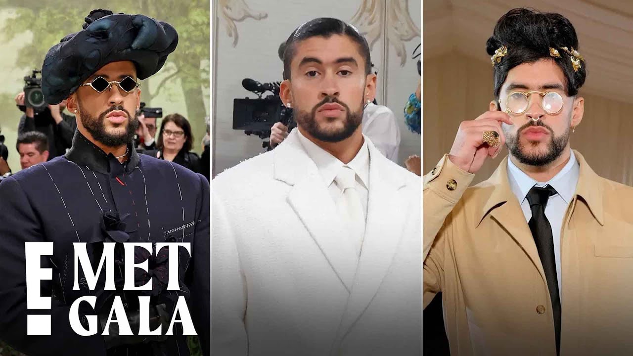 Met Gala 2025: Bad Bunny&rsquo;s Red Carpet Fashion | E! News