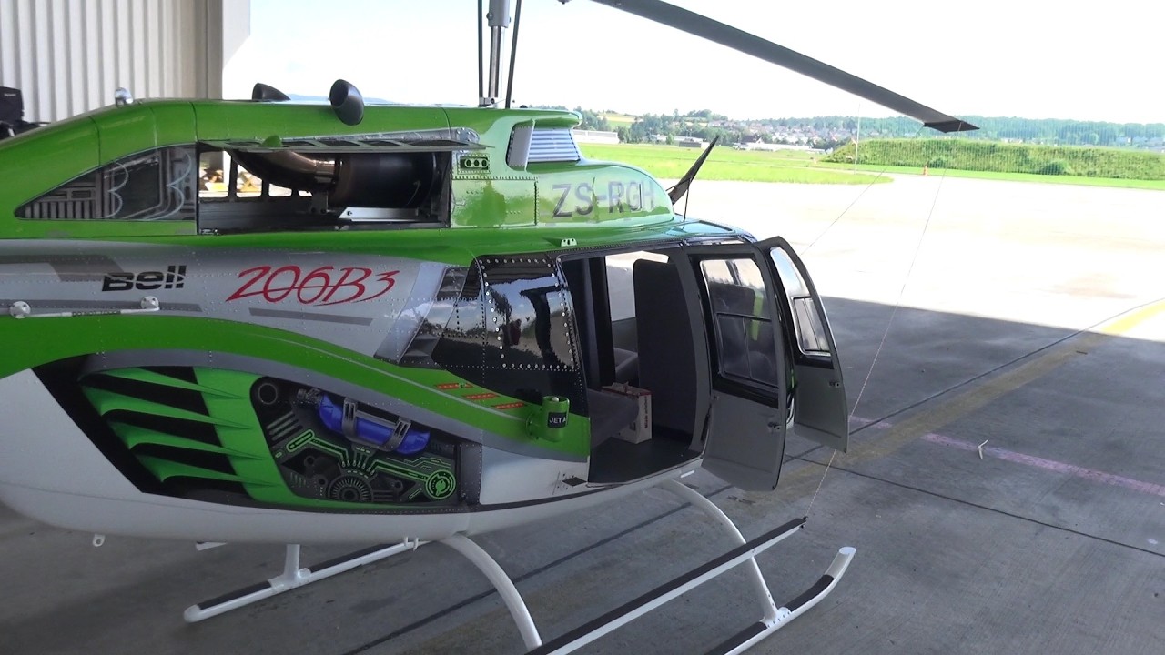 Bell 206 Jetranger RC Scale Turbine Helicopter Model XXXL