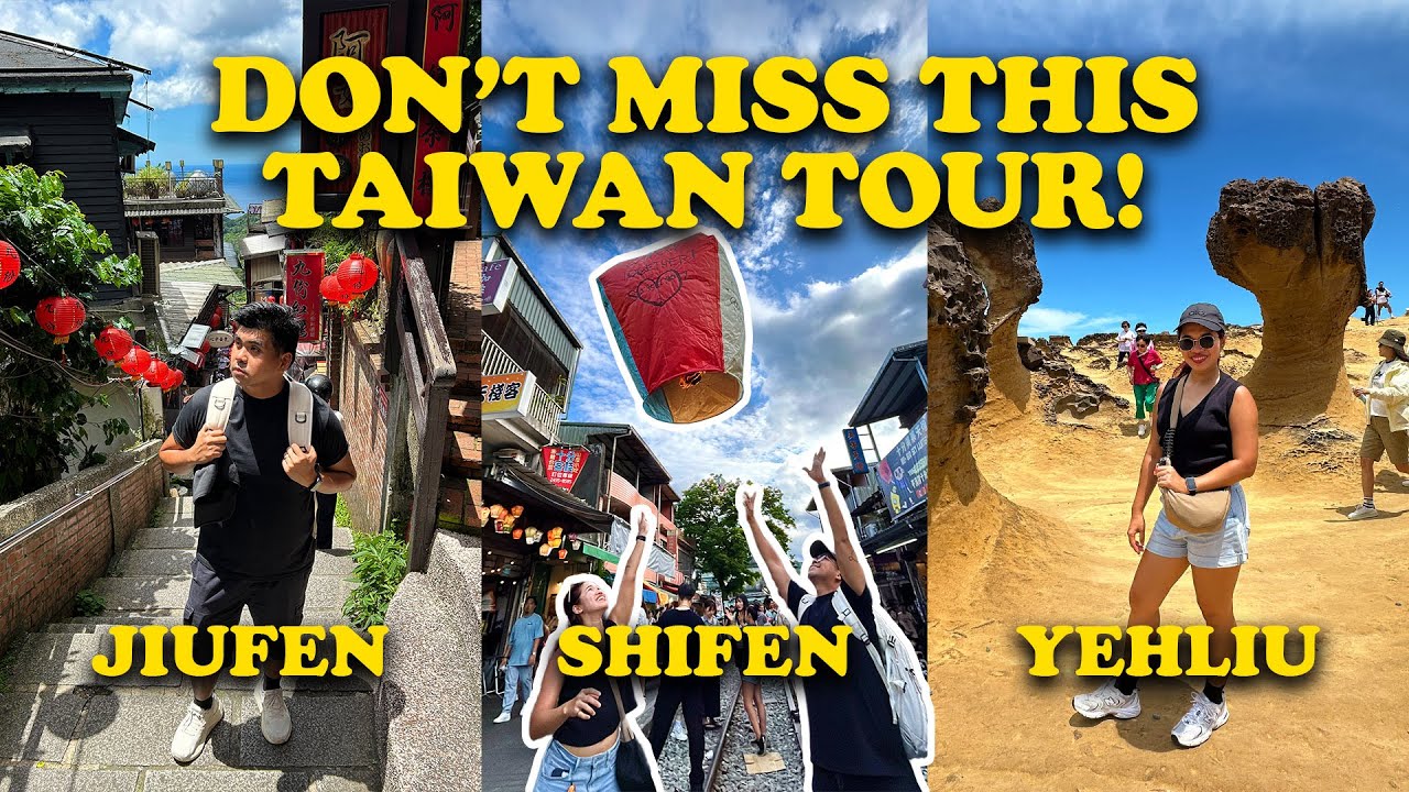 TAIWAN 2025 • Jiufen, Shifen, Yehliu Day Tour | The DelRos