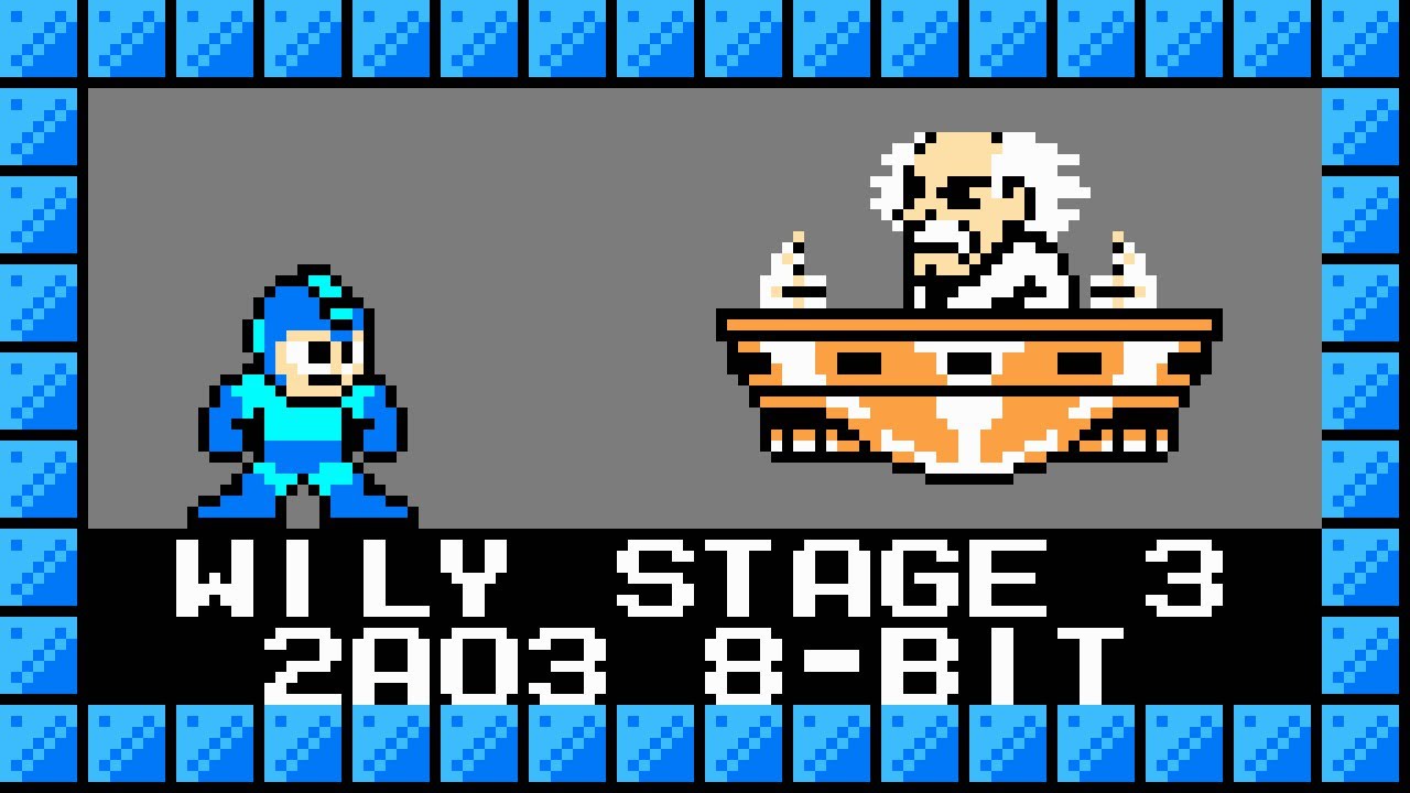 [Mega Man 7] Wily Stage 3 (2A03 8-Bit)