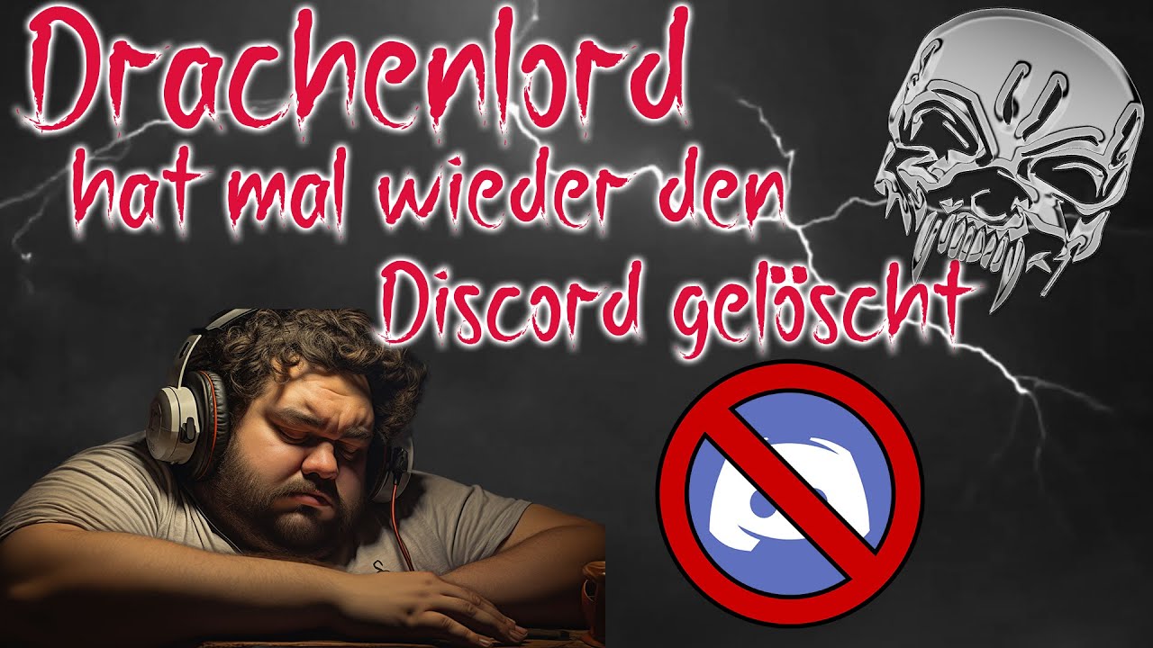 Drachenlord hat mal wieder seinen Discord gelöscht #Drachenlord  #Reaction