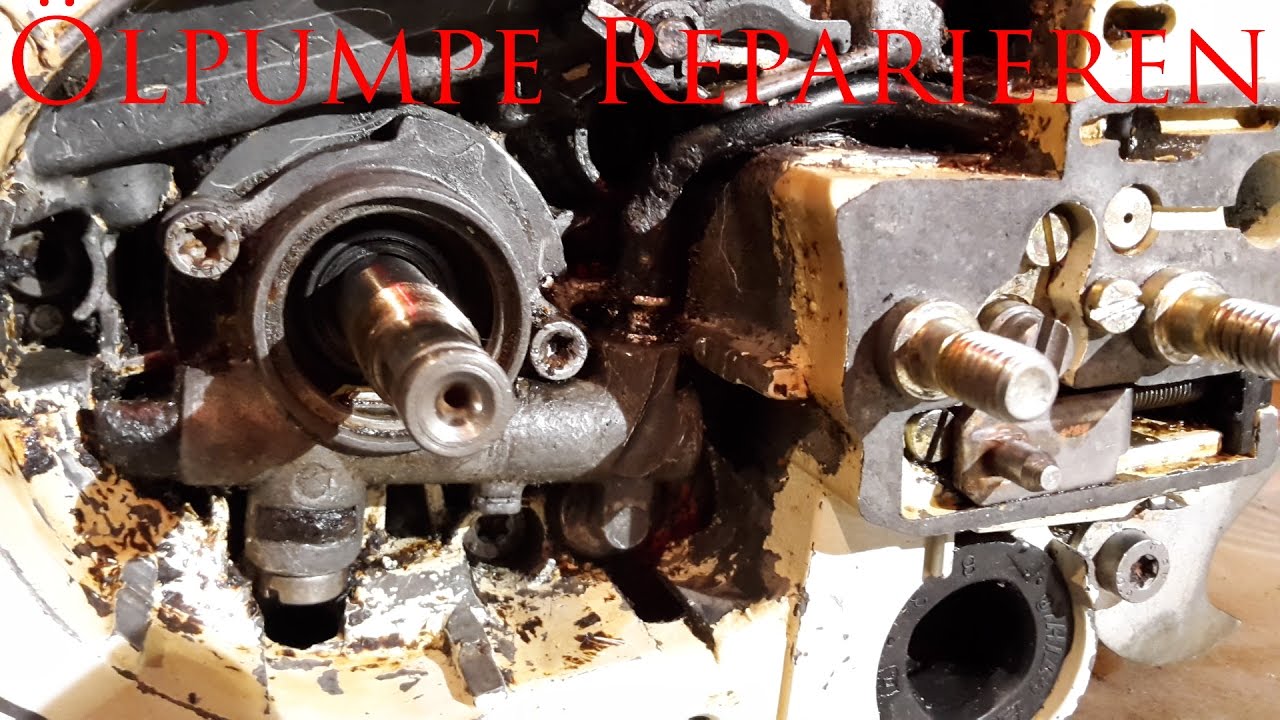 Stihl Ölpumpe Reparieren / Oilpump Repair