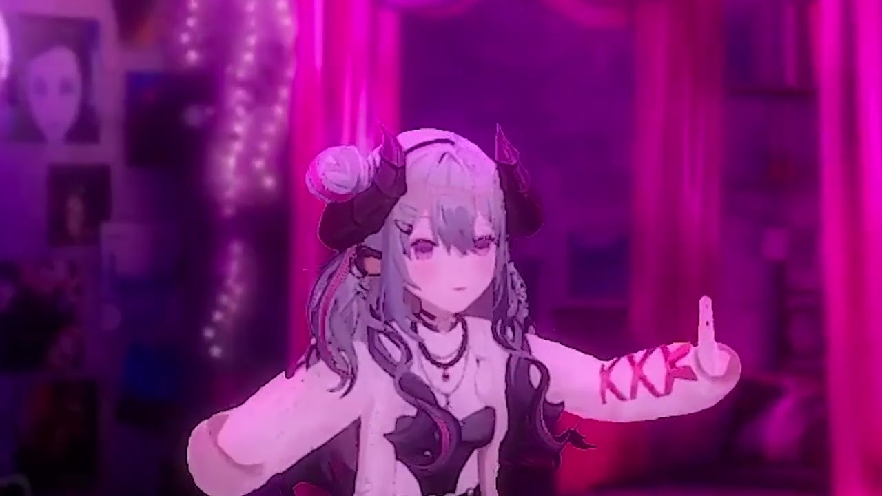 Lisa Being Chuuni In 3D