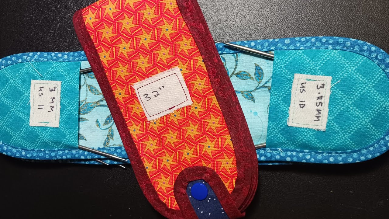 Create a Circular Knitting Needle Case and Bias Tape with Me