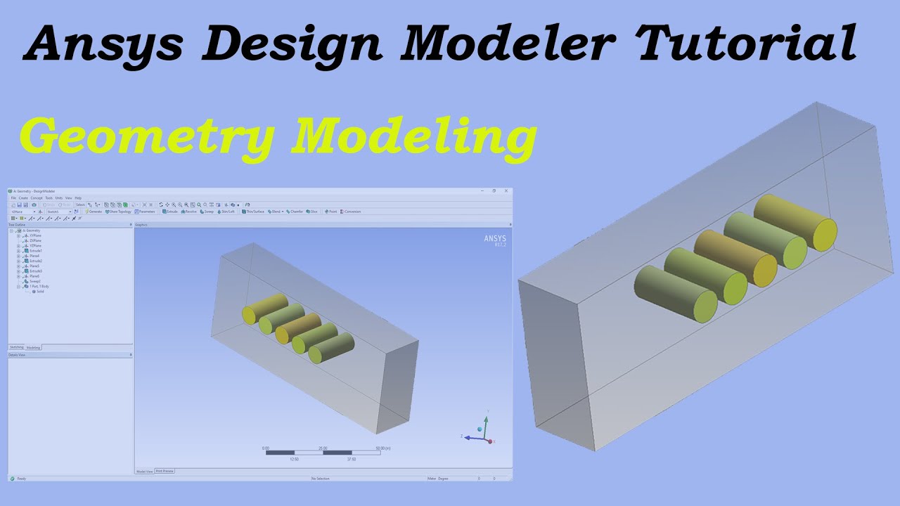 ANSYS DesignModeler Tutorial | How to Create the Right Interface (Boolean, Subtract, Plane & More)