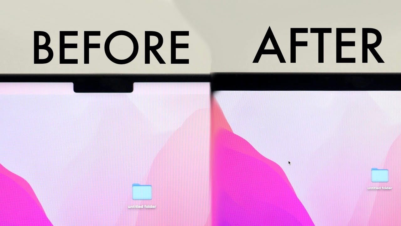 How To Hide The Notch On ANY MacBook!