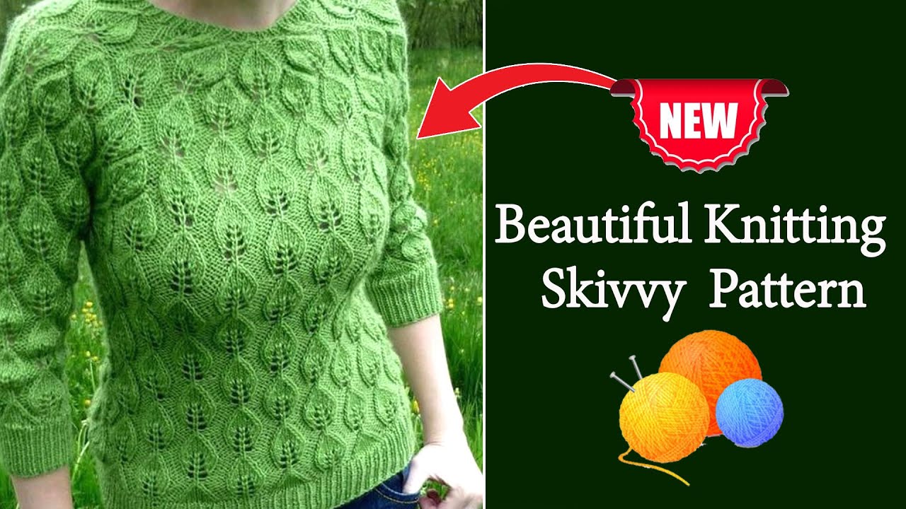 Knitting Skivvy Top for girls || बुनाई का छोटा स्वेटर || Knitting