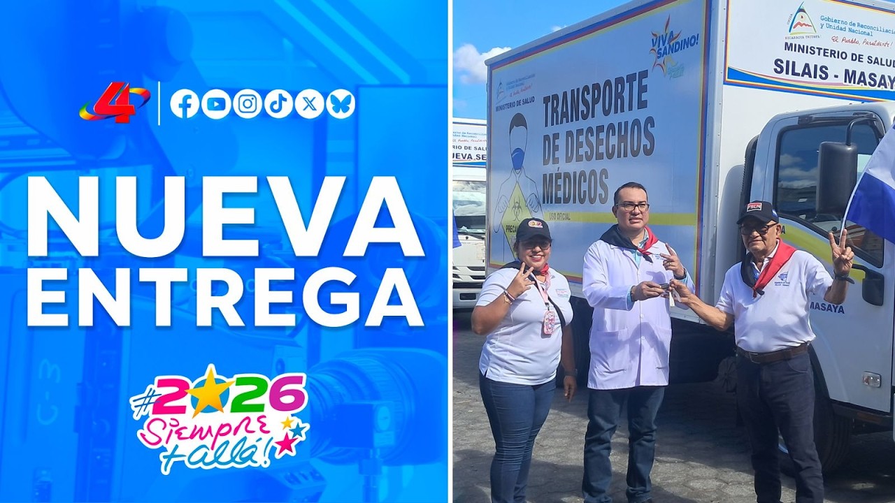 Fortalecimiento del MINSA: entrega de camiones para residuos hospitalarios en Nicaragua 🚚