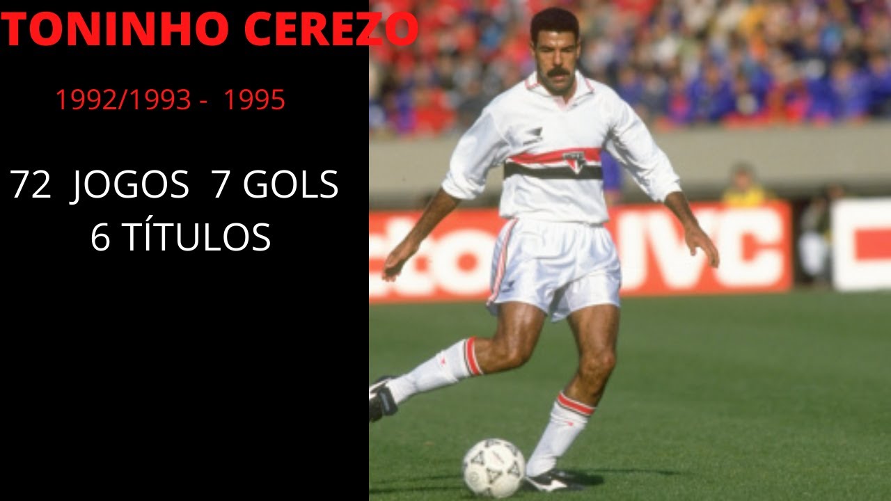 TONINHO CEREZO TODOS OS 7 GOLS PELO SÃO PAULO, ALGUNS DESARMES E ASSISTÊNCIAS