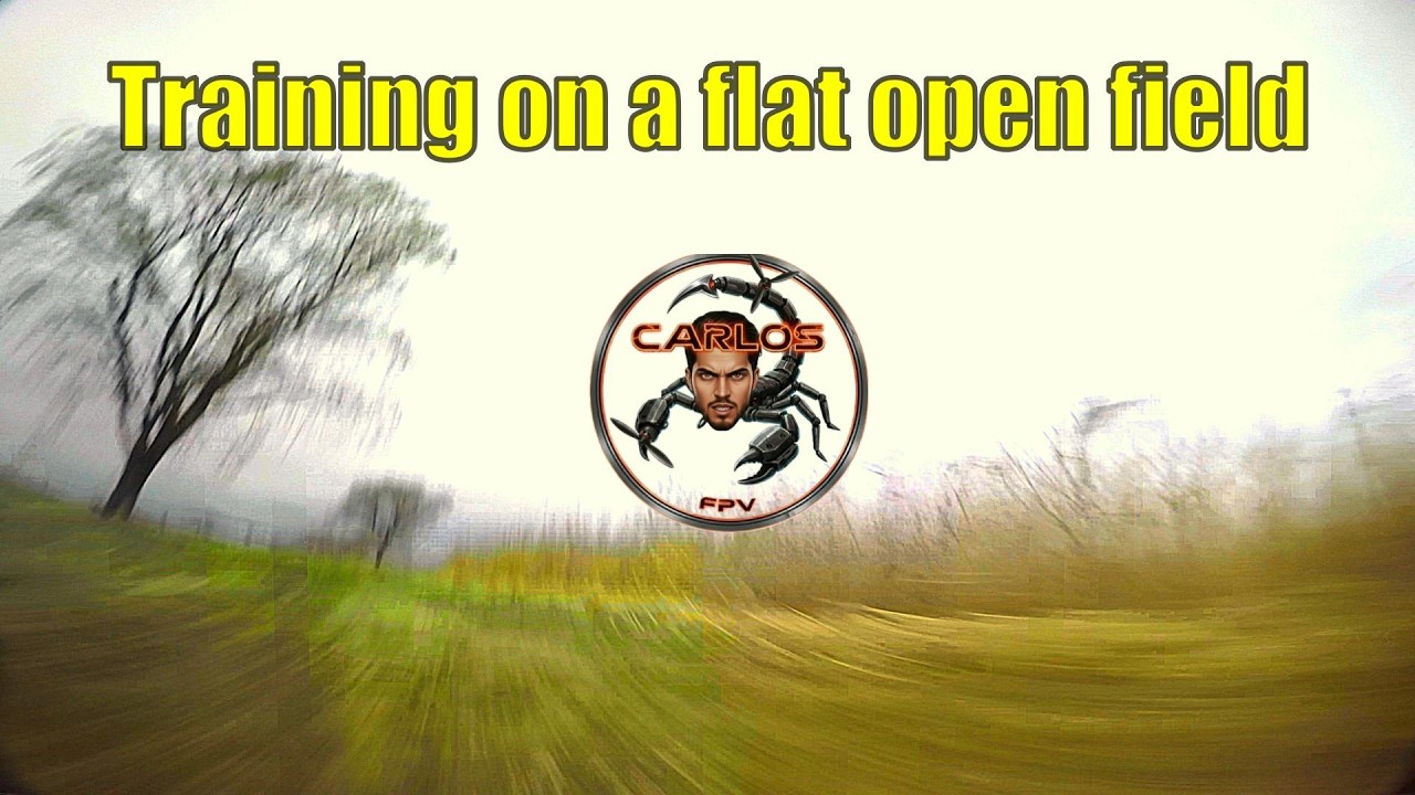Training on a flat open field🌀🚀 / FalcoX / FPV drone freestyle