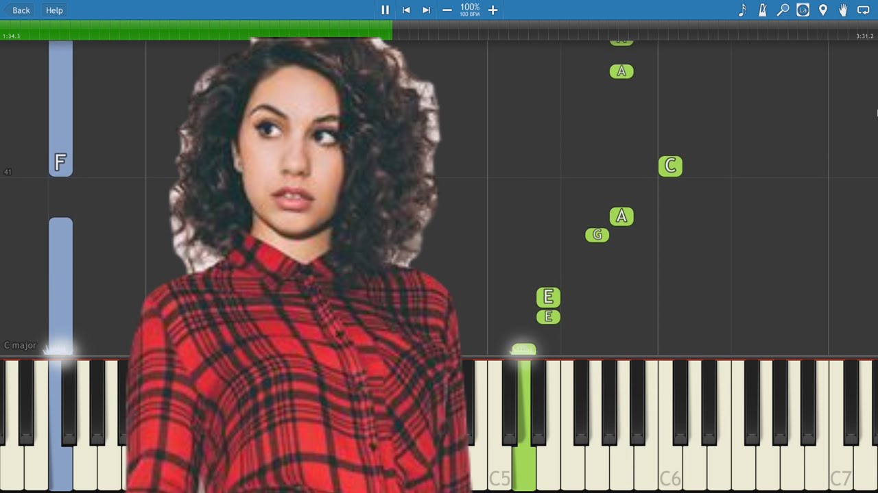 How to play Scars To Your Beautiful - EASY Piano Tutorial - Alessia Cara