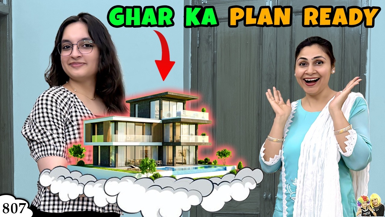 GHAR KA PLAN READY | Ep 807 | New House ka Design Vlog | Aayu and Pihu Show
