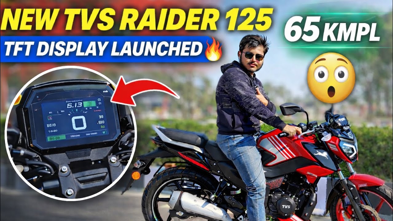 New TVS Raider 125 TFT Meter 🔥 Model 2026 | TVS Raider 125 New Model Launched | Harsh Motoverrse 