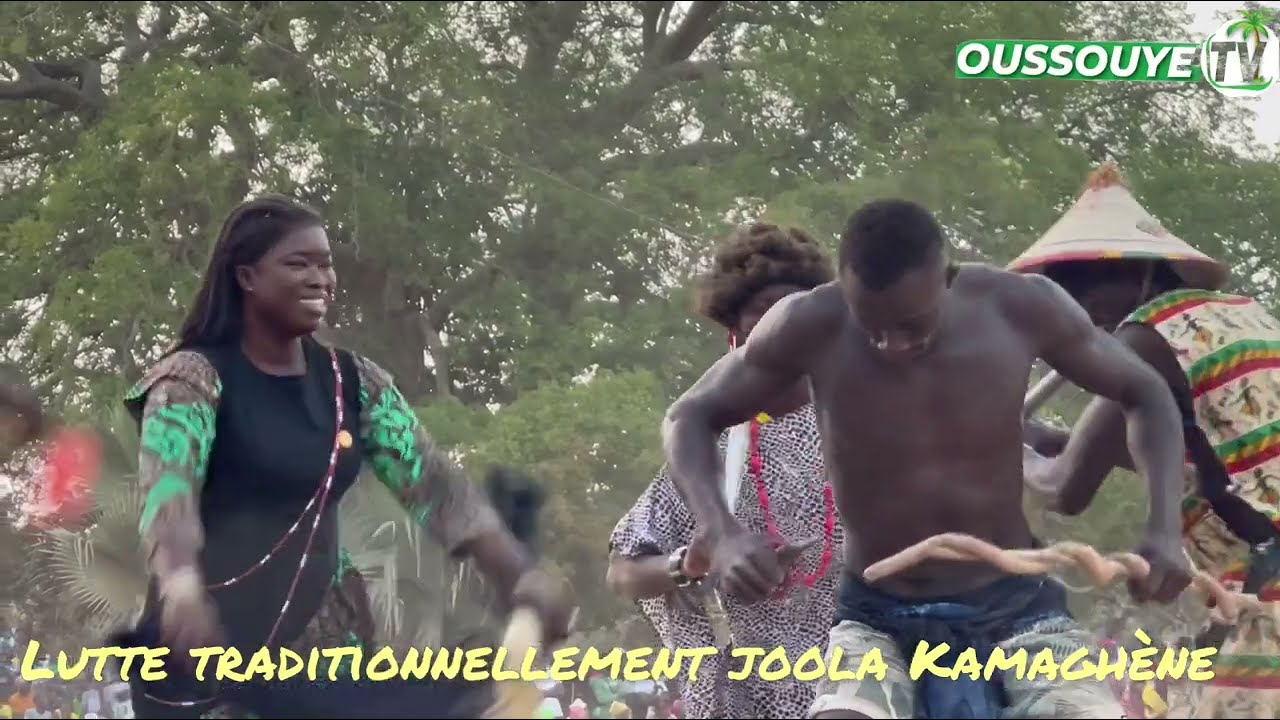 Lutte traditionnellement joola Kamaghène de Kagnoute 2023