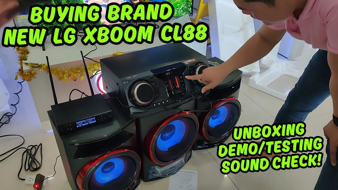 LG Xboom CL88  Sound like Cristal Clear Amazing Bass With DJ Effect Sound | Brandnew .