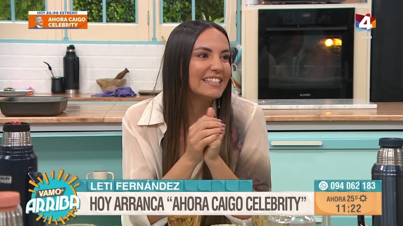 Vamo Arriba - Leti Fernández y su experiencia en Ahora Caigo Celebrity