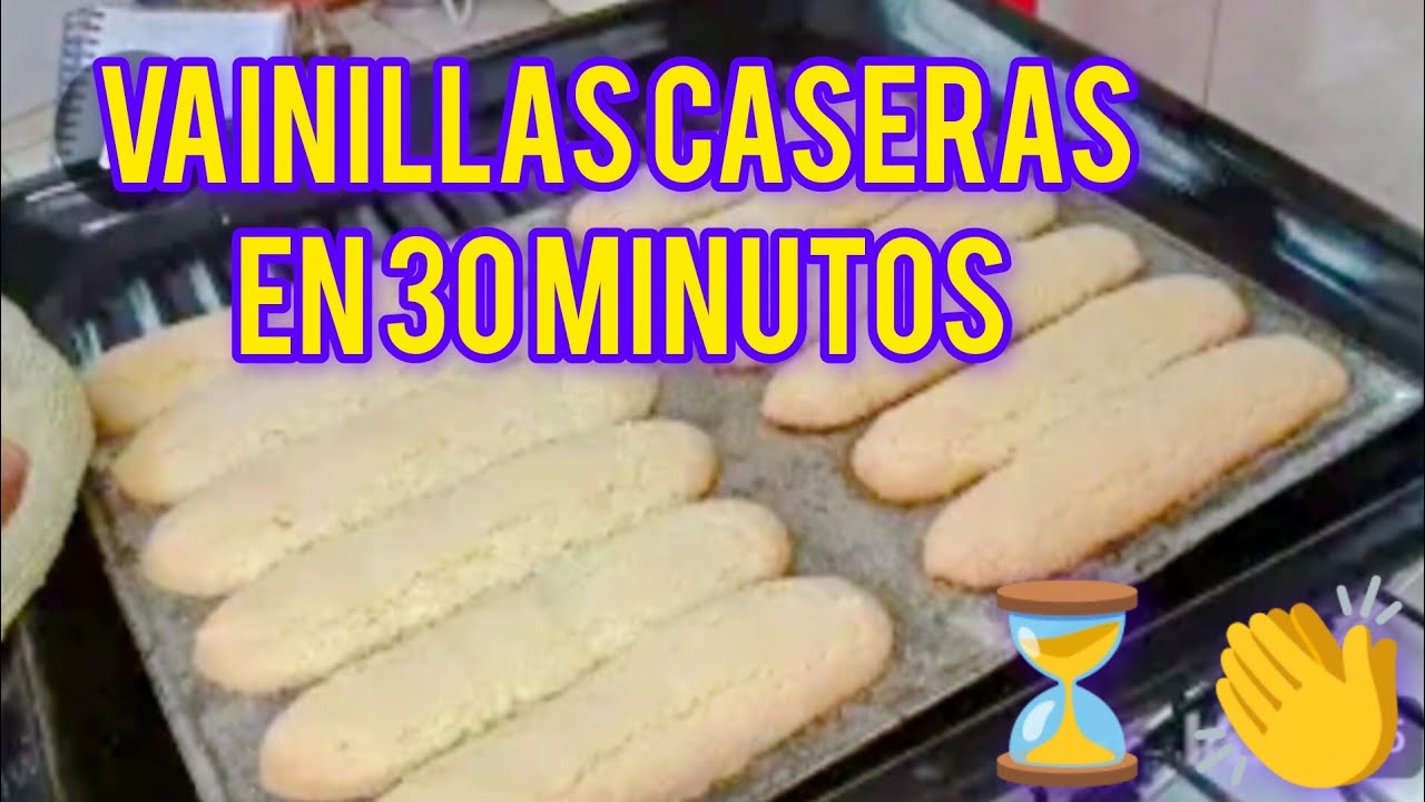 VAINILLAS CASERAS EN 30 MINUTOS ‼️‼️Ricas y sin QUÍMICOS 