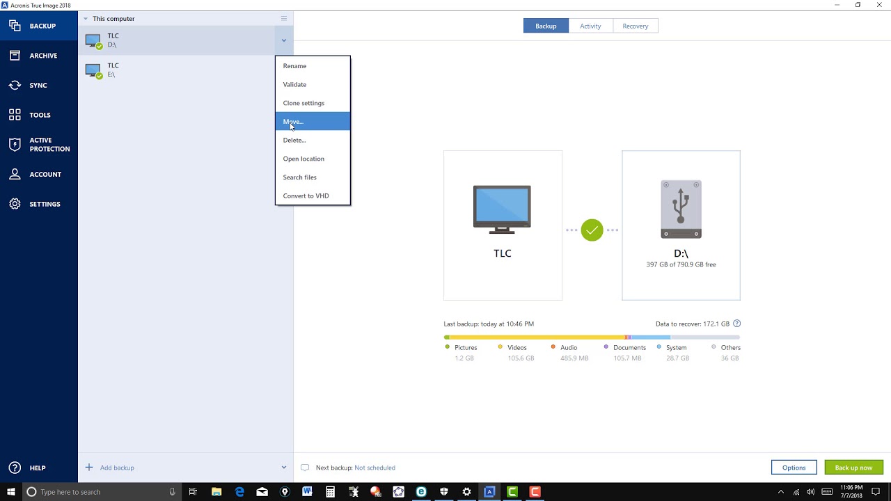 Backup Your Entire PC With Acronis True Image 2018