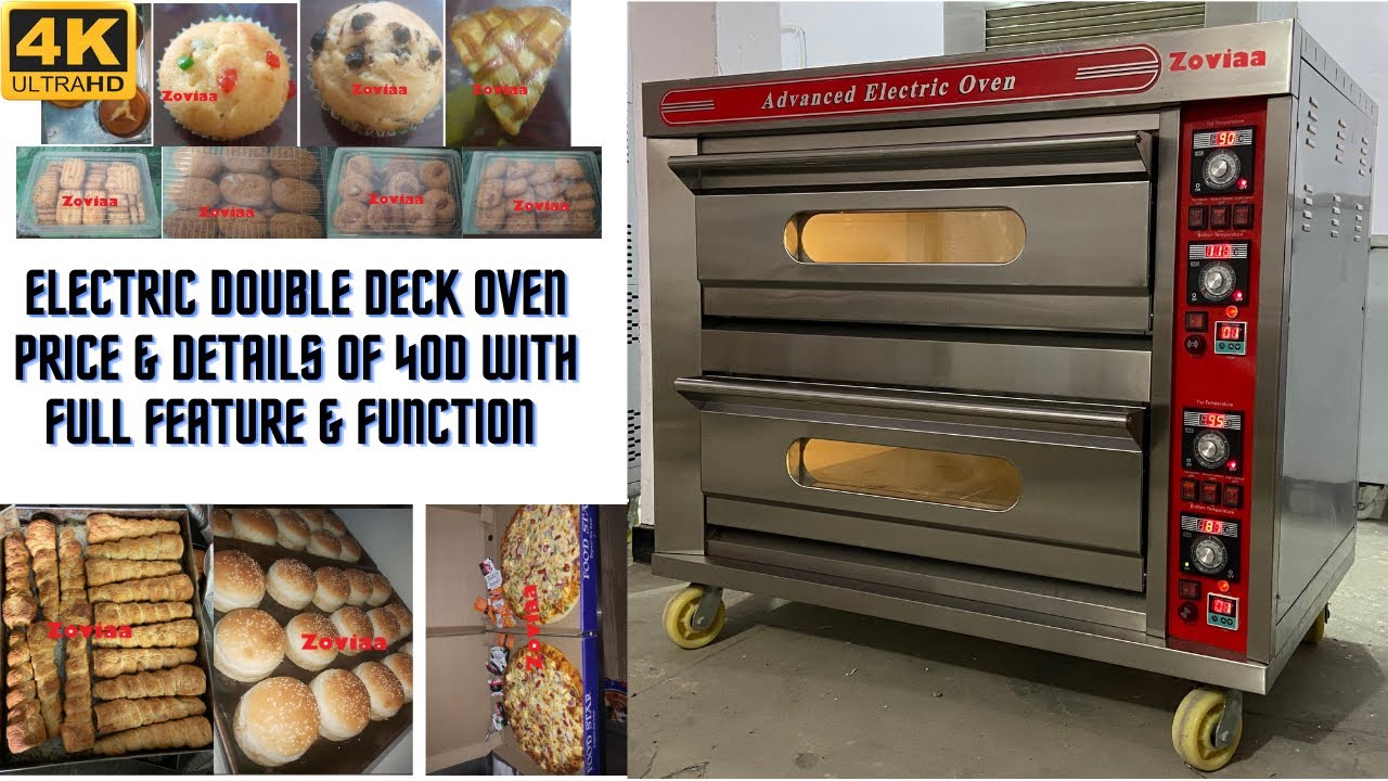 Electric Double Bakery Oven Price in Delhi | India & Get Electric Bakery oven 40D Details