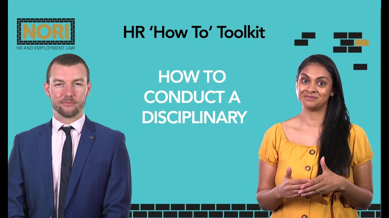HR Support | HR How To Conduct A Disciplinary