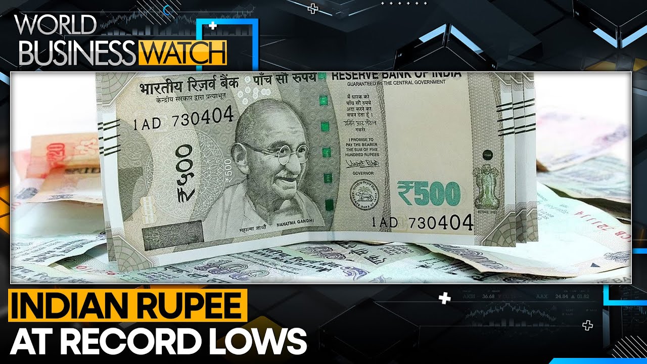 Indian Rupee Crashes to All-Time Low, Steepest Drop in Over 3 Months | World Business Watch
