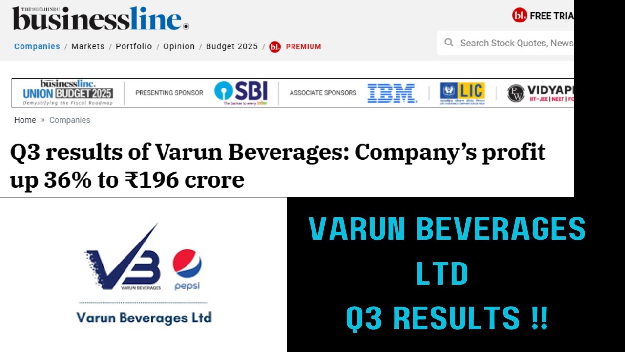 Q3 results of Varun Beverages | Market Talks | Financial Concepts