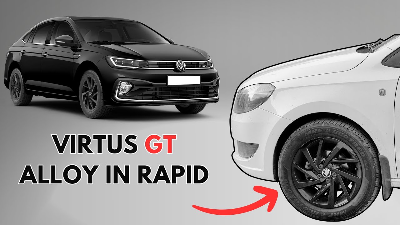 Get Ready to Desire Skoda Rapid with Virtus GT Alloy Wheels