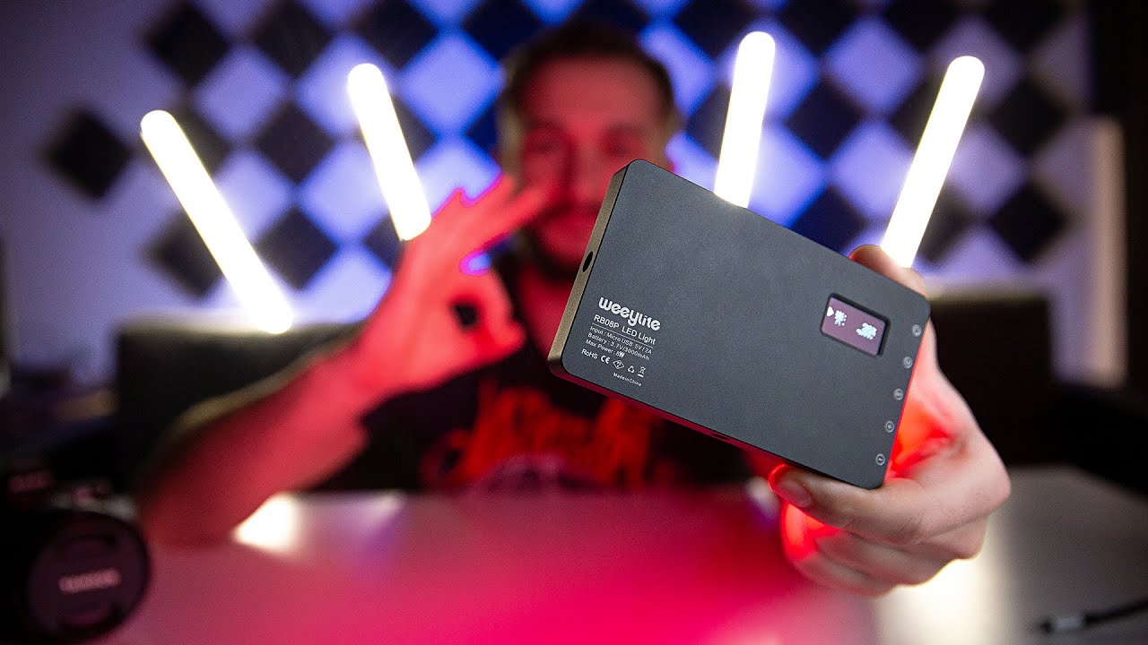 КРАШ ТЕСТ накамерного ФОТО и ВИДЕО света! Обзор Viltrox Weeylite RB08P RGB!