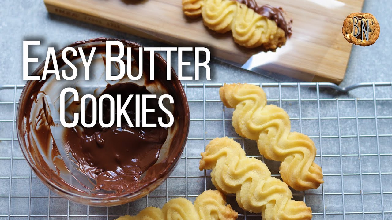 Melt-In-Your-Mouth Butter Cookies | Easy Recipes