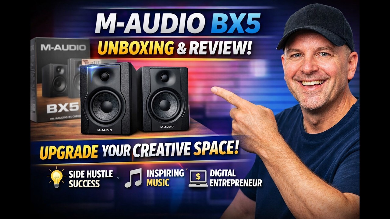 🎧 M-Audio BX5 Monitor Speakers – Unboxing & First Impressions | Studio Sound for Creators 🚀