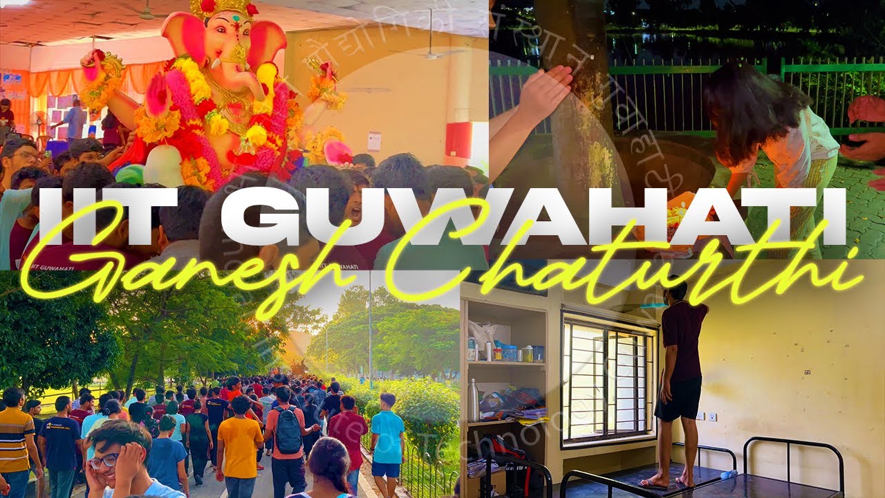 🔥🎉 Ganesh Visarjan Vibes at IIT Guwahati Vlog! #iit #iit_motivation #iitvlogs