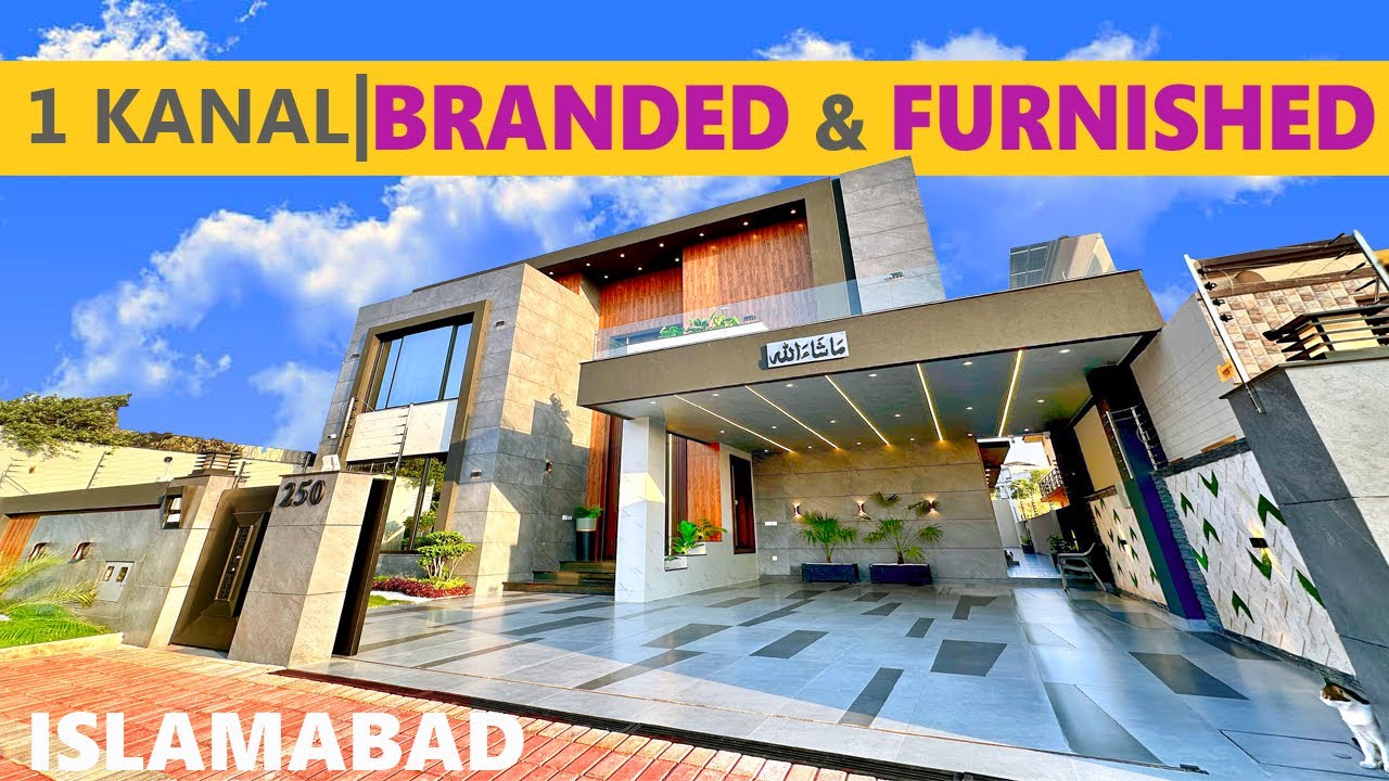BRANDED Luxury 1 Kanal Fully Furnished House for Sale in Bahria Town Islamabad