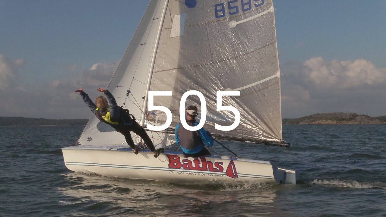 505-jolle - en häftig provsegling! (Dingy sailing)