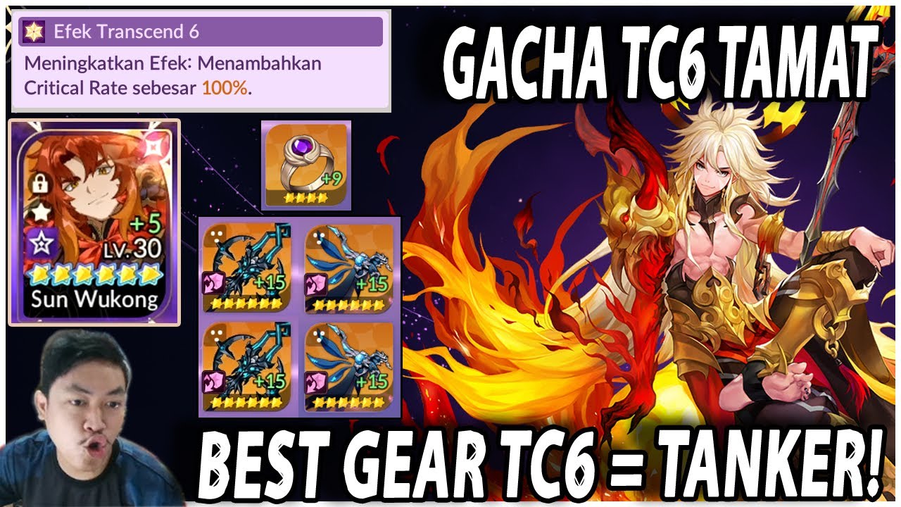 🔥🔥LAST GACHA SUN WUKONG!! BEST GEAR UNTUK WUKONG TC6 DI ARENA MODE TANKER! - SEVEN KNIGHTS RE:BIRTH