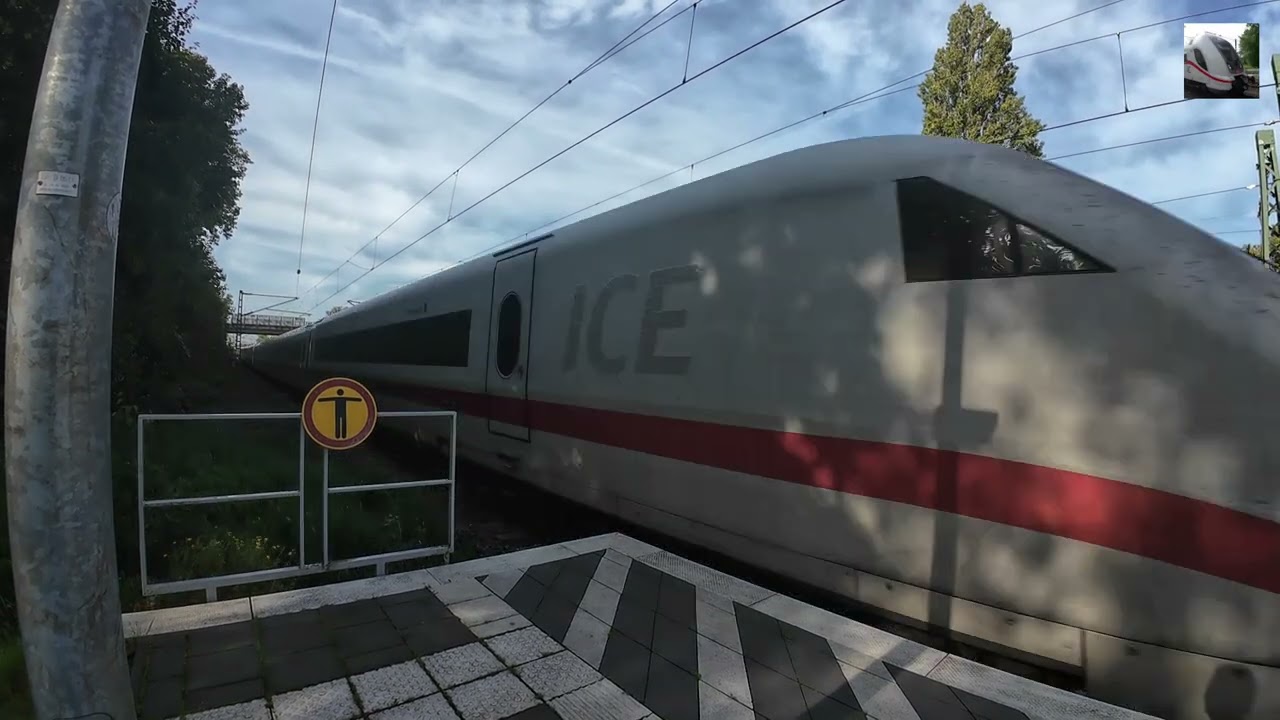Eisenbahnverkehr in Hamm-Heessen am 20.09.2025