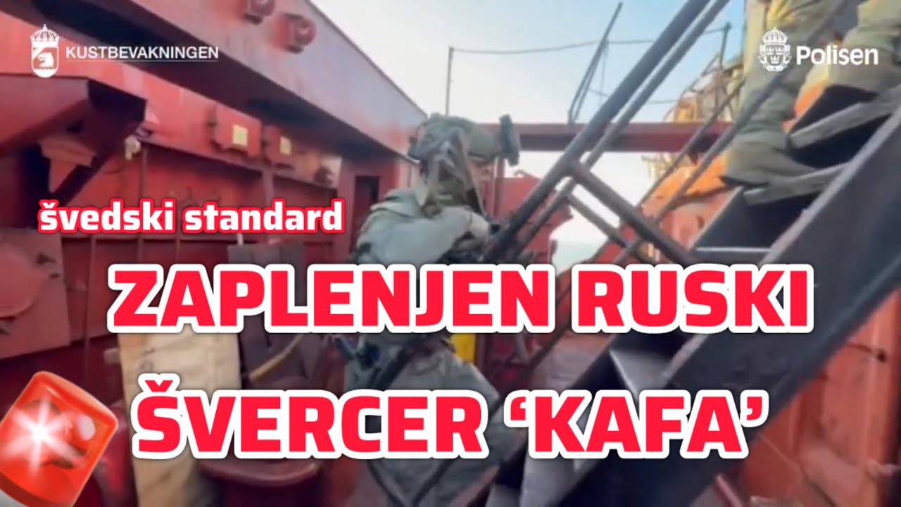 Švedski specijalci zaplenili ruski švercerski brod koji je krao žito iz Ukrajine