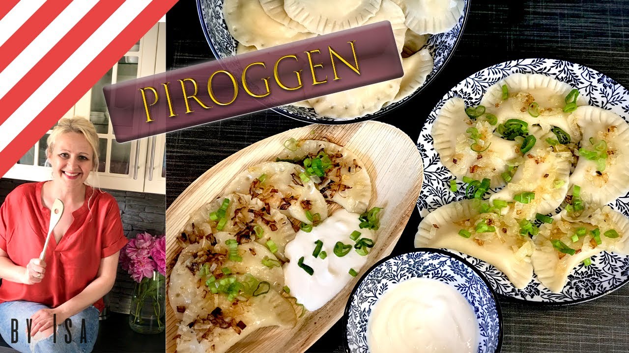 Lieblingsessen aus Polen- PIROGGEN mit Kartoffel-Tworog Füllung/ Polnische Küche