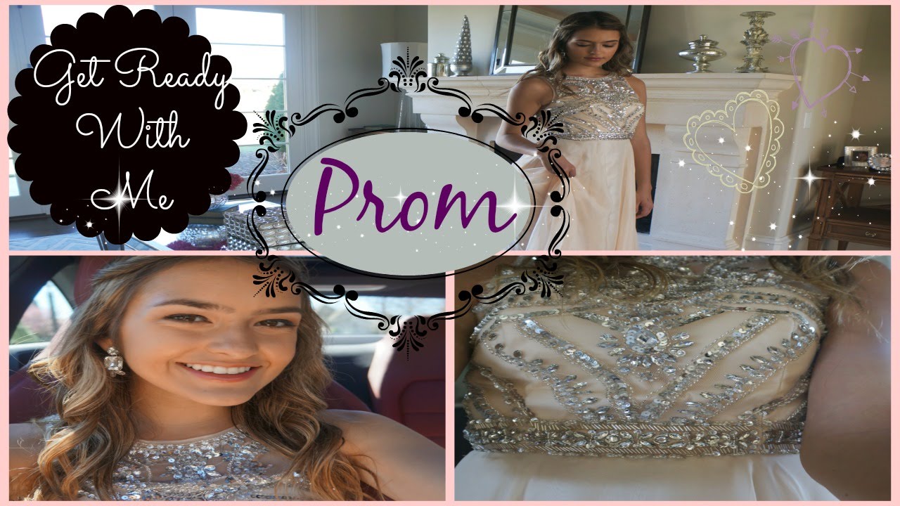 GRWM: PROM!!!!! 2K15 Hair, Makeup, and THE DRESS