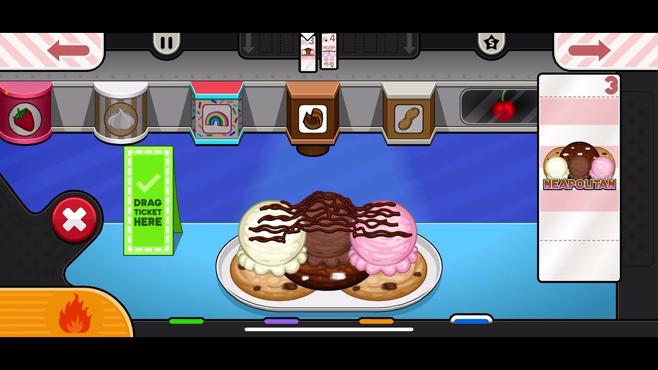 Papa’s Scooperia to Go: Rank 5