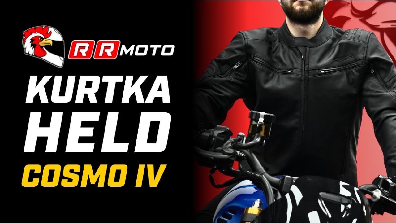 HELD COSMO IV - klasyczna skórzany zestaw motocyklowy z wentylacją i TFL
