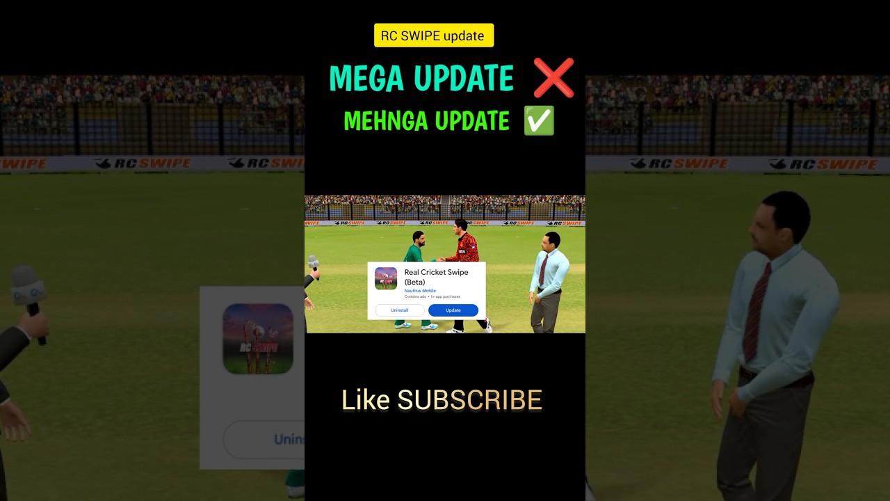 Real Cricket Swipe Update Launched 🔥 Full Review 🥰 New stadium, RCPL 25, Gameplay 🌟 2 NEW STADIUM 🏟️