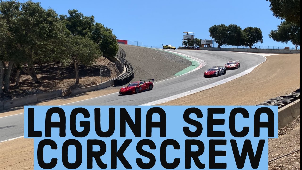 WeatherTech Laguna Seca Raceway Corkscrew Turn | F1 Practice Laps