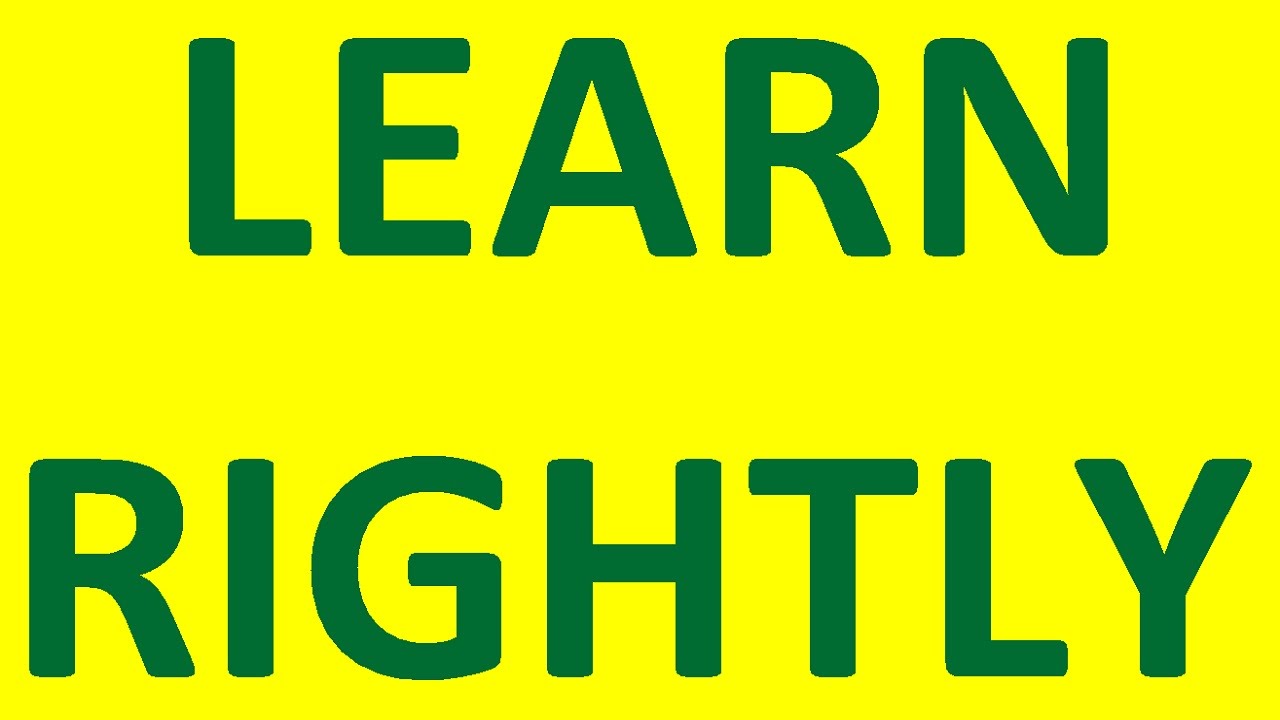 HOW TO LEARN ENGLISH RIGHTLY. Learn English speaking practice. English conversation