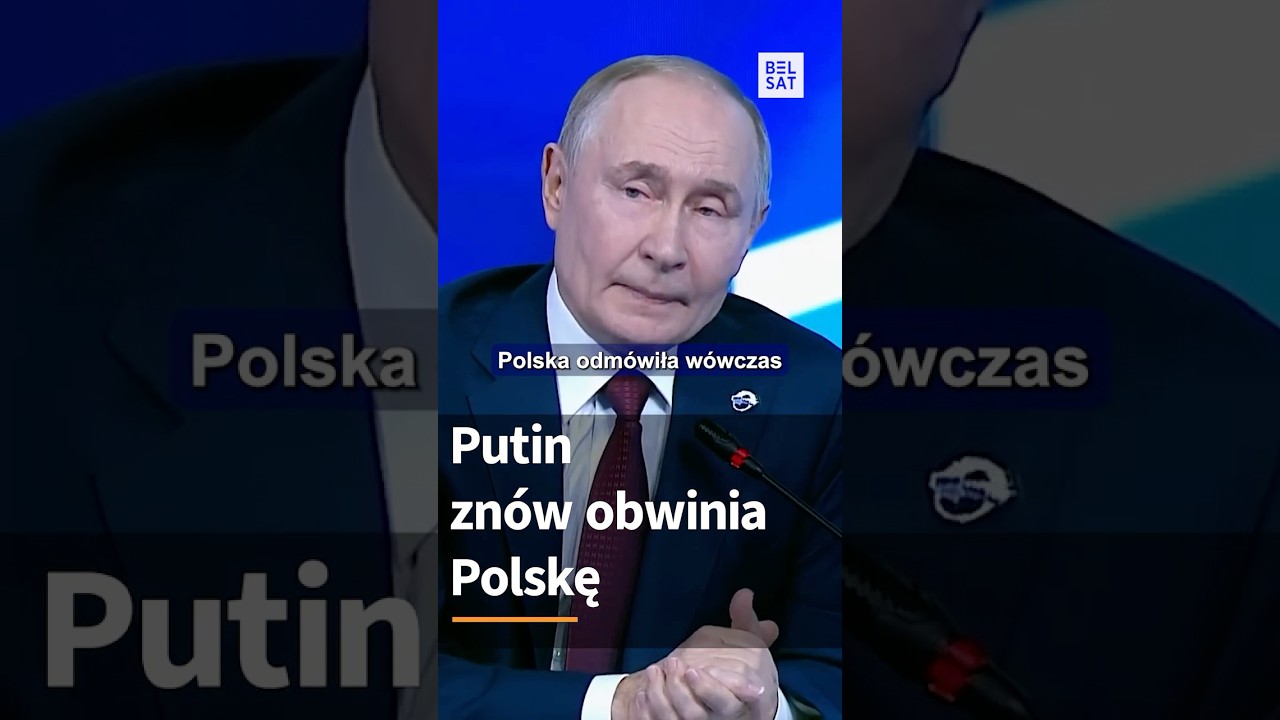 Putin fałszuje historię: winna Polska, nie Stalin
