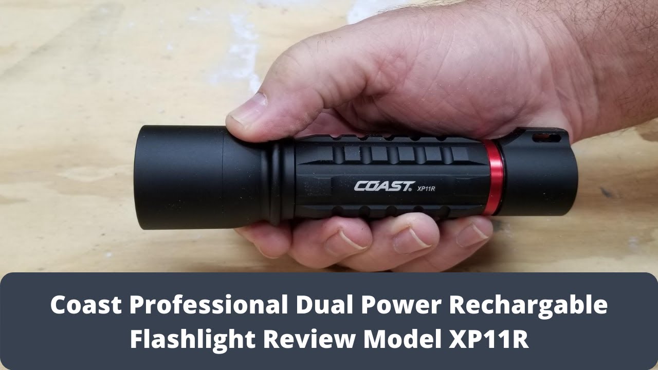 New Coast Dual Power Flashlight  Model XP11R
