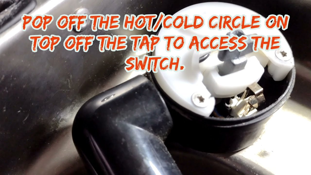 How to repair a campervan tap microswitch.