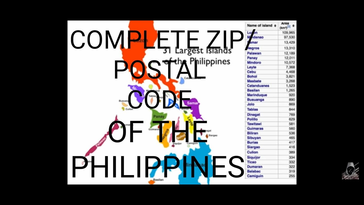 COMPLETE LIST OF ZIP/ POSTAL CODE OF THE PHILIPPINES
